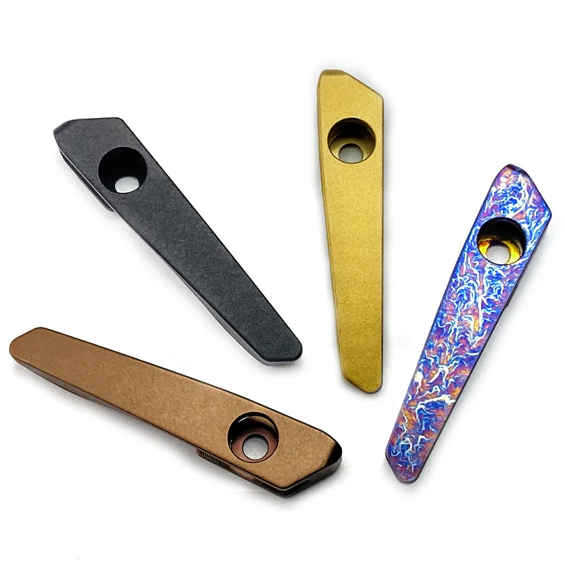 1pc CNC Machined Knife Titanium Fully Milled Integrated Back Clip Pocket Clamp For Strider SNG SMF Knives DIY Making Accessory
1pc CNC Machined Knife Titanium Fully Milled Integrated Back Clip Pocket Clamp For Strider SNG SMF Knives DIY Making Accessory