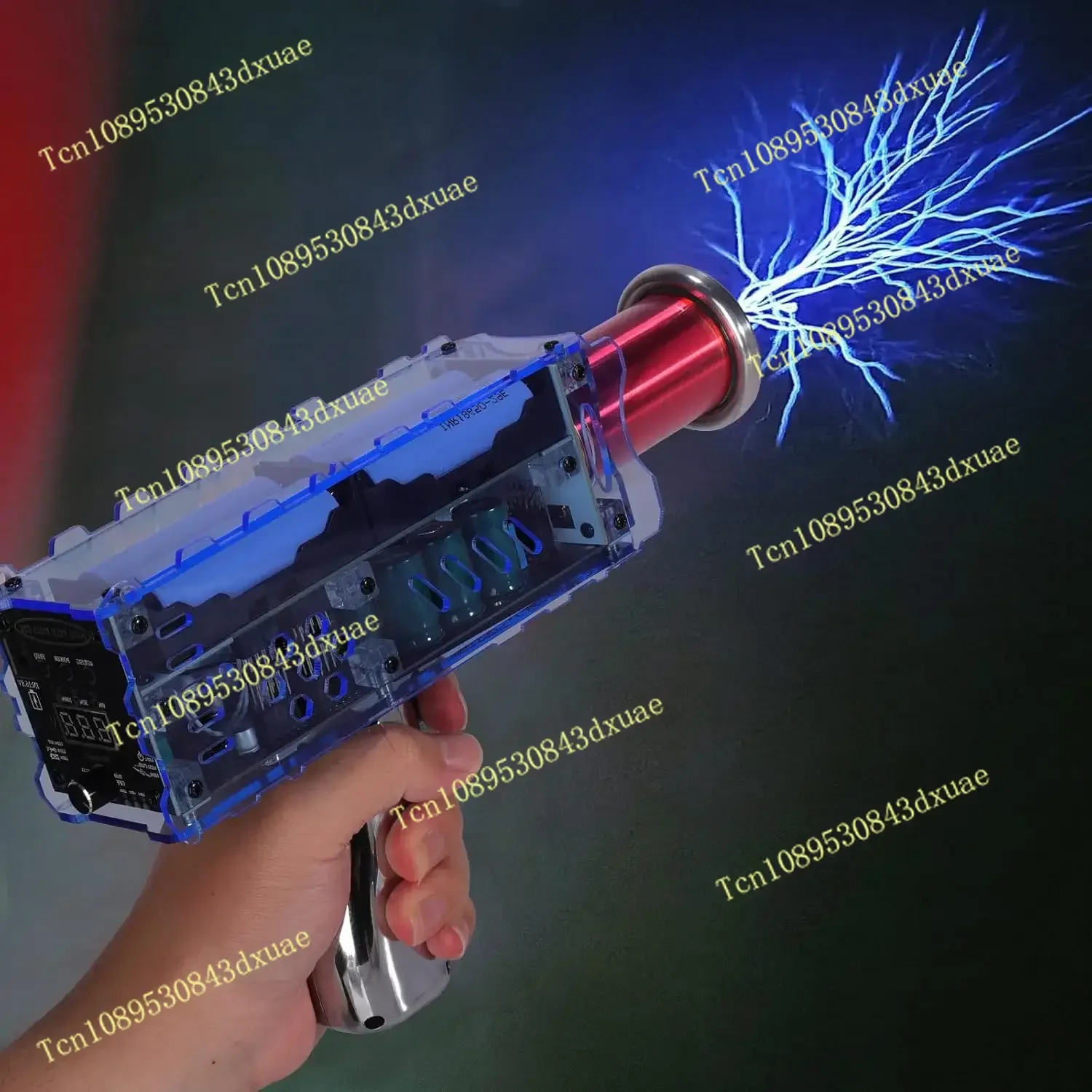 Fourth Generation Handheld Tesla Coil Punk Tech Style Decoration 10CM Artificial Arc Support Voltage Display
Fourth Generation Handheld Tesla Coil Punk Tech Style Decoration 10CM Artificial Arc Support Voltage Display