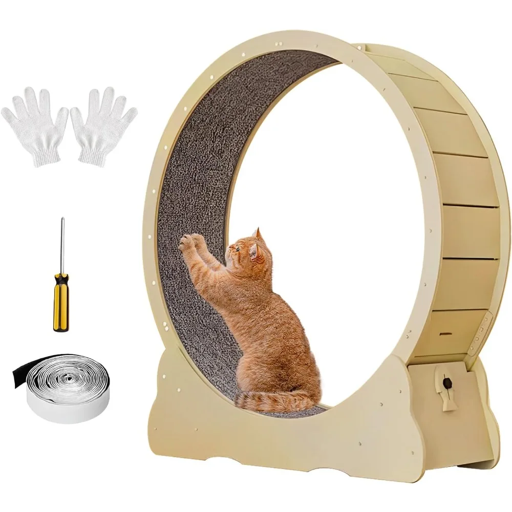 43.3 inch Large Cat Exercise Wheel Cat Treadmill,Low Noise Running Wheel for Indoor Cats,Cat Hamster Wheels for Cat's Fitness 
43.3 inch Large Cat Exercise Wheel Cat Treadmill,Low Noise Running Wheel for Indoor Cats,Cat Hamster Wheels for Cat's Fitness