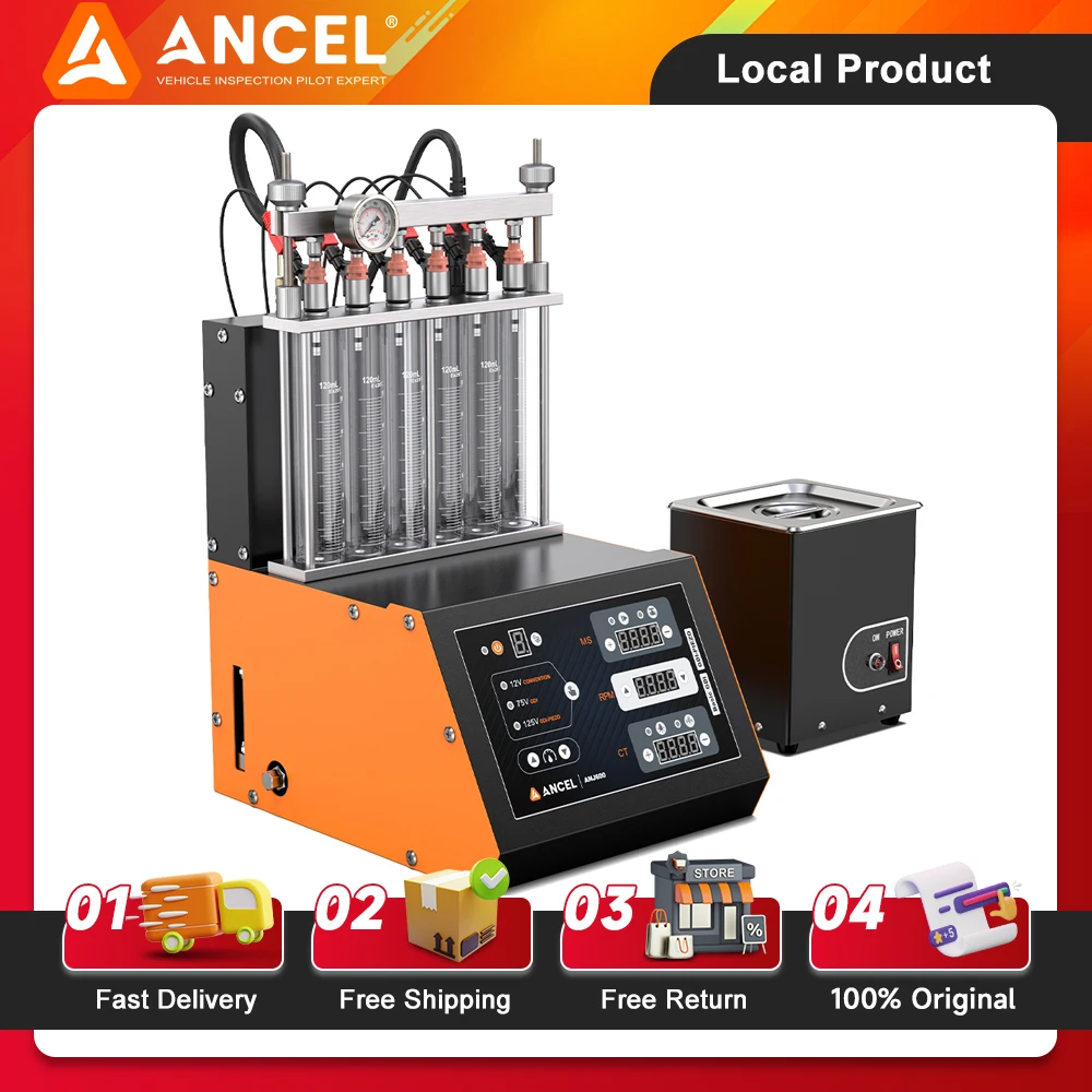 ANCEL ANJ600 GDI пьезоавтомобильный тестер топливных форсунок, машина для очистки топливных форсунок, тестер, очиститель, 6-цилиндровый тестер, машина
ANCEL ANJ600 GDI пьезоавтомобильный тестер топливных форсунок, машина для очистки топливных форсунок, тестер, очиститель, 6-цилиндровый тестер, машина