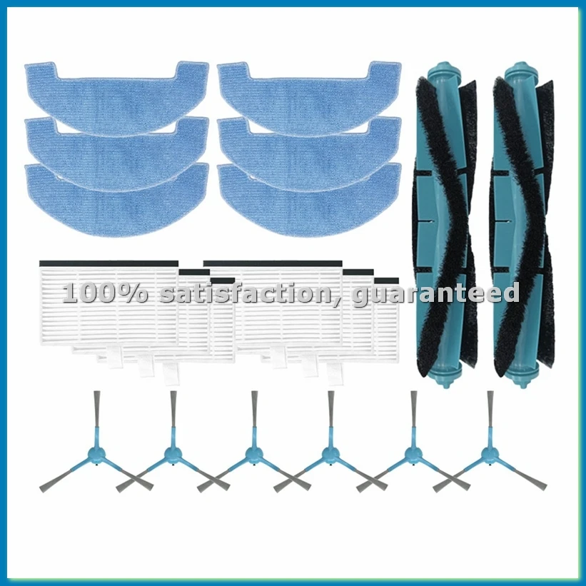 Запасные части и аксессуары для EXVAC700: основная и боковые щетки, тряпка для мытья полов, фильтр-A73M
Запасные части и аксессуары для EXVAC700: основная и боковые щетки, тряпка для мытья полов, фильтр-A73M