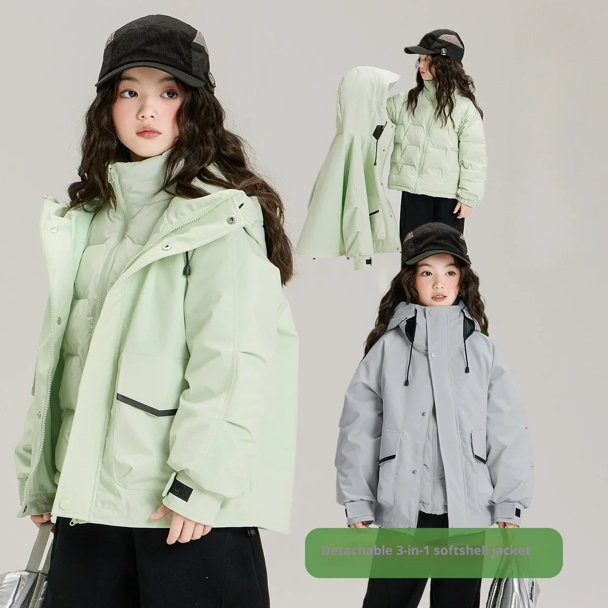 Детская непромокаемая куртка 3-в-1, зимняя утепленная парка с капюшоном для мальчиков и девочек-подростков, ветрозащитная теплая уличная верхняя одежда для детей 10 12 лет
Детская непромокаемая куртка 3-в-1, зимняя утепленная парка с капюшоном для мальчиков и девочек-подростков, ветрозащитная теплая уличная верхняя одежда для детей 10 12 лет