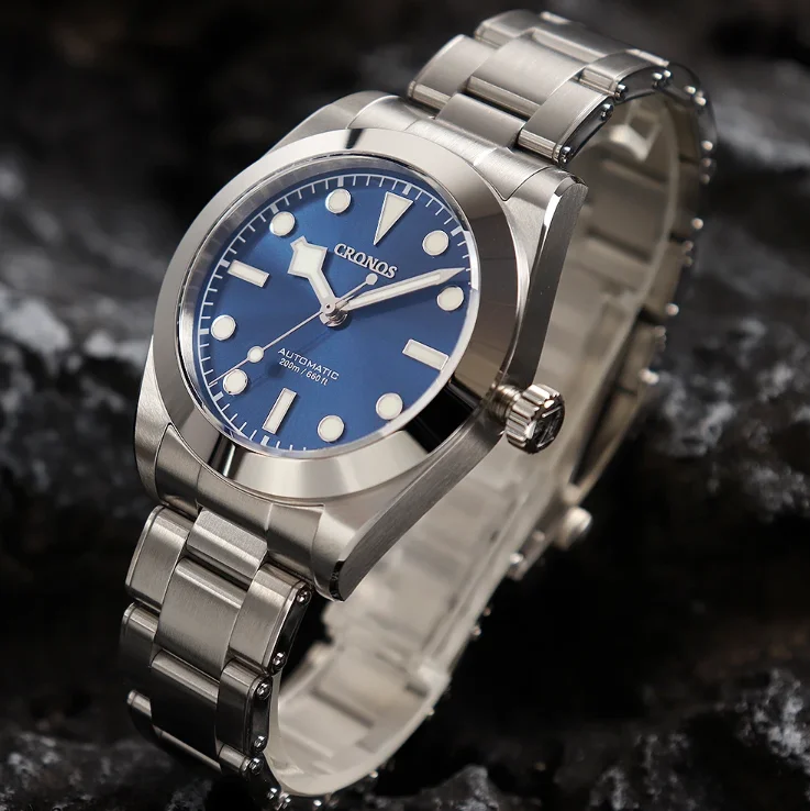 CRONOS Mens Automatic Watches 39mm Mechanical Wristwatch C3/BGW-9 Luminous Diver 20Bar Waterproof Sapphire NH35 PT5000
CRONOS Mens Automatic Watches 39mm Mechanical Wristwatch C3/BGW-9 Luminous Diver 20Bar Waterproof Sapphire NH35 PT5000