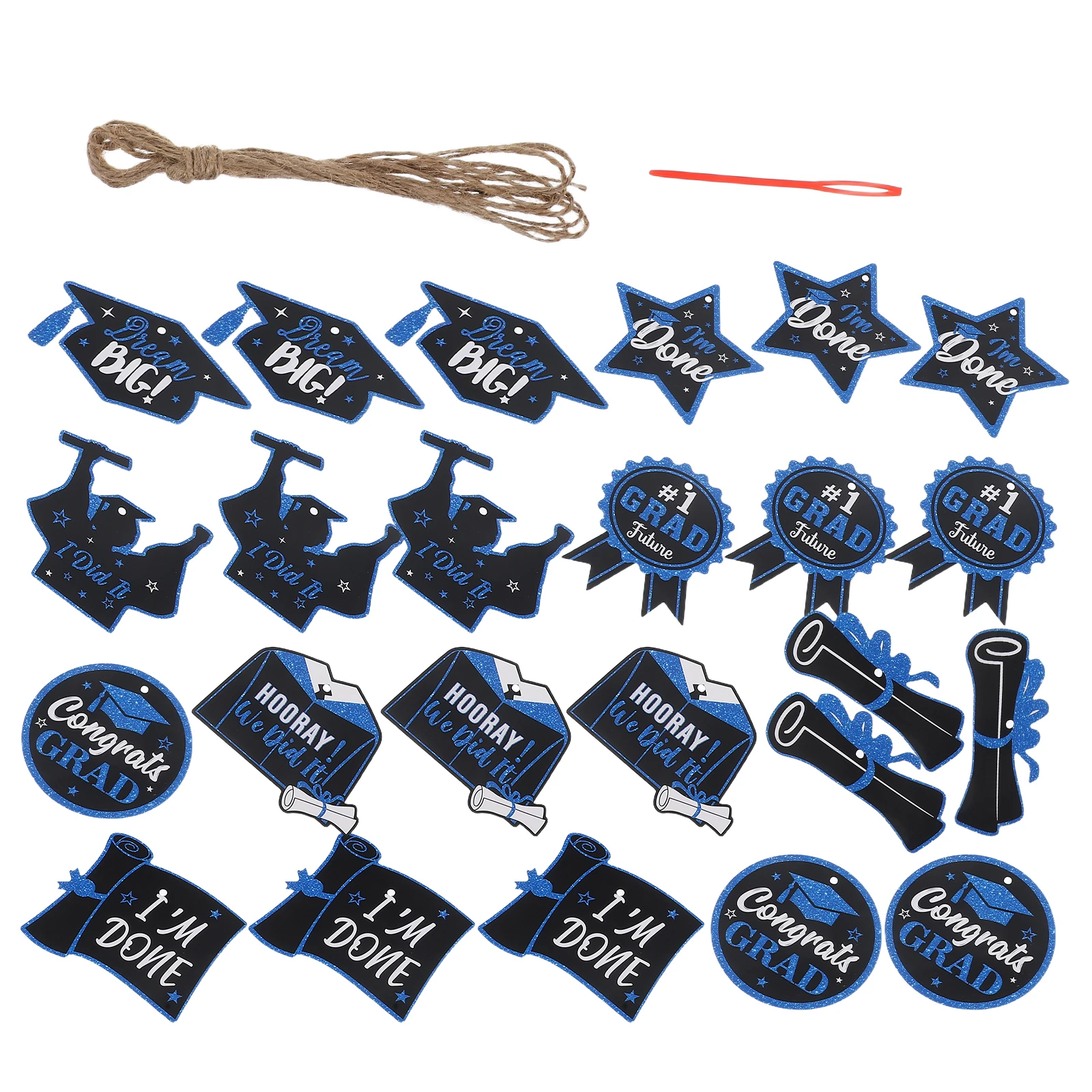 24pcs Graduation Party Hanging Decorations 2025 Glitter Cutouts Centerpieces Grad Table Ornament Supplies For Decoration Party
24pcs Graduation Party Hanging Decorations 2025 Glitter Cutouts Centerpieces Grad Table Ornament Supplies For Decoration Party