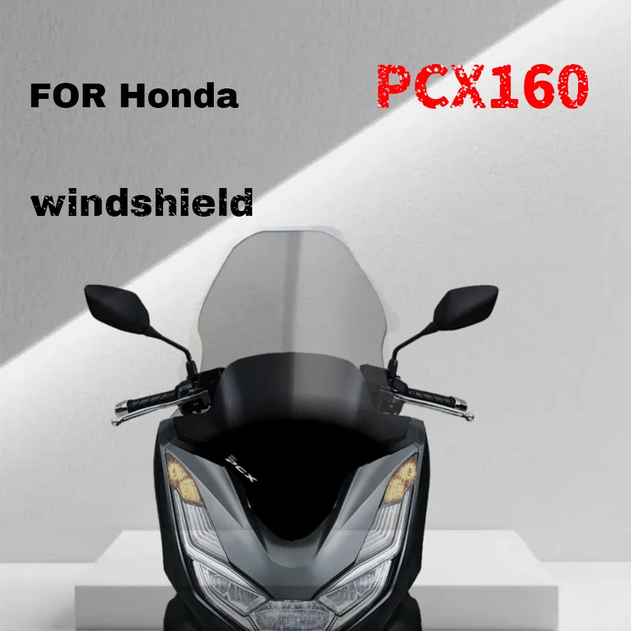 For Honda new PCX160 modified windshield 21 models with front windshield and chest protector
For Honda new PCX160 modified windshield 21 models with front windshield and chest protector