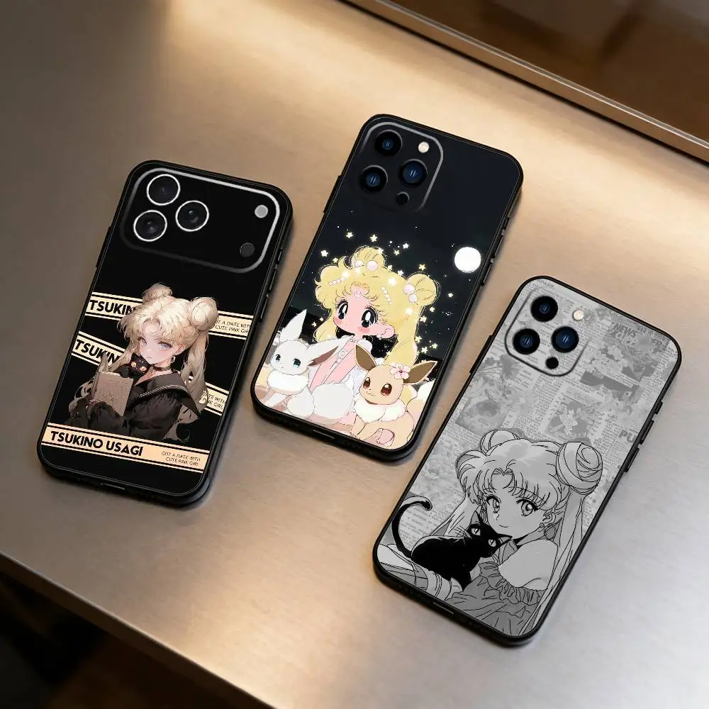 Cartoon F-Sailor M-Moons Phone Case For iPhone 17 16 15 14 13 12 Max Plus Silicone Black Cover
Cartoon F-Sailor M-Moons Phone Case For iPhone 17 16 15 14 13 12 Max Plus Silicone Black Cover