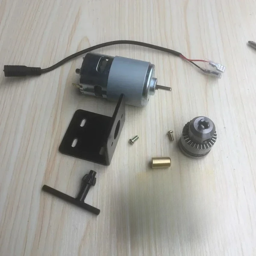 New DC 12~24V 775 Chuck Miniature Drill Motor Angle Grinder Cutting Grinder Polishing Engraving Electric Handle Drill Press Kit
New DC 12~24V 775 Chuck Miniature Drill Motor Angle Grinder Cutting Grinder Polishing Engraving Electric Handle Drill Press Kit