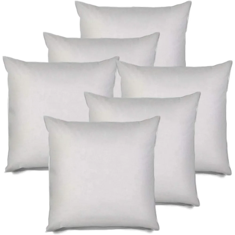 6 Pack Pillow Insert 32X32 Hypoallergenic Square Form Sham Stuffer Standard White Polyester Decorative Euro Throw Pillow
6 Pack Pillow Insert 32X32 Hypoallergenic Square Form Sham Stuffer Standard White Polyester Decorative Euro Throw Pillow