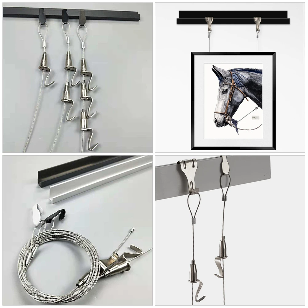 2Pcs Picture Hanging Wire Hooks Kit Stainless Steel Adjustable Rope Hanger Frame Display System Home Gallery
2Pcs Picture Hanging Wire Hooks Kit Stainless Steel Adjustable Rope Hanger Frame Display System Home Gallery