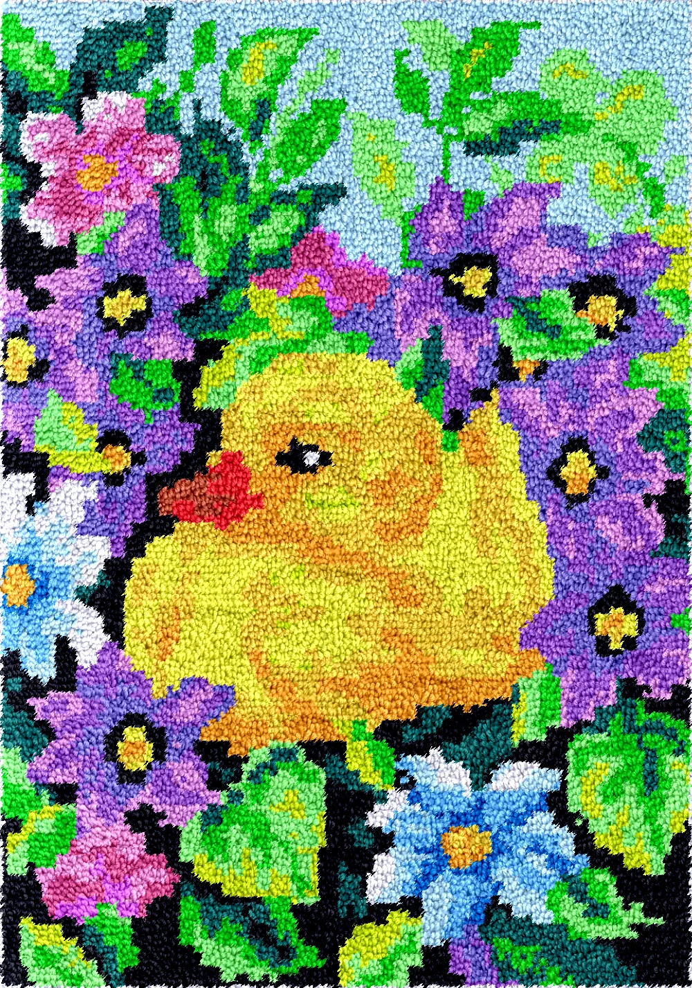 Flowers and Ducks Smyrna latch hook kits rugs knüpfteppich carpet embroidery set plastic canvas Hobby making Knit bag crafts
Flowers and Ducks Smyrna latch hook kits rugs knüpfteppich carpet embroidery set plastic canvas Hobby making Knit bag crafts
