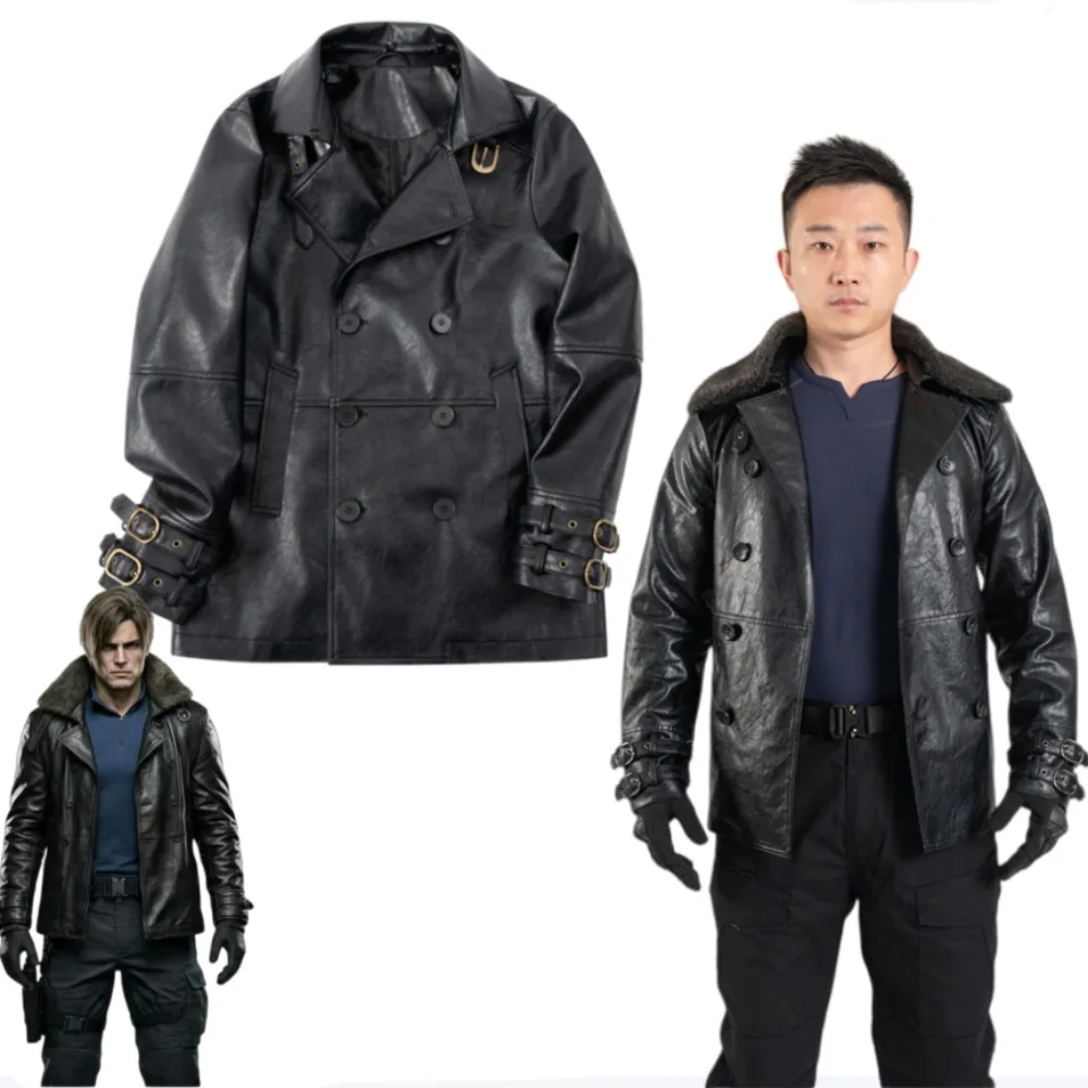 Resident Evil Requiem Leon S. Kennedy Cosplay High Quality Trench Coat Jacket Leather Unisex Game Halloween Comic Con Costume
Resident Evil Requiem Leon S. Kennedy Cosplay High Quality Trench Coat Jacket Leather Unisex Game Halloween Comic Con Costume