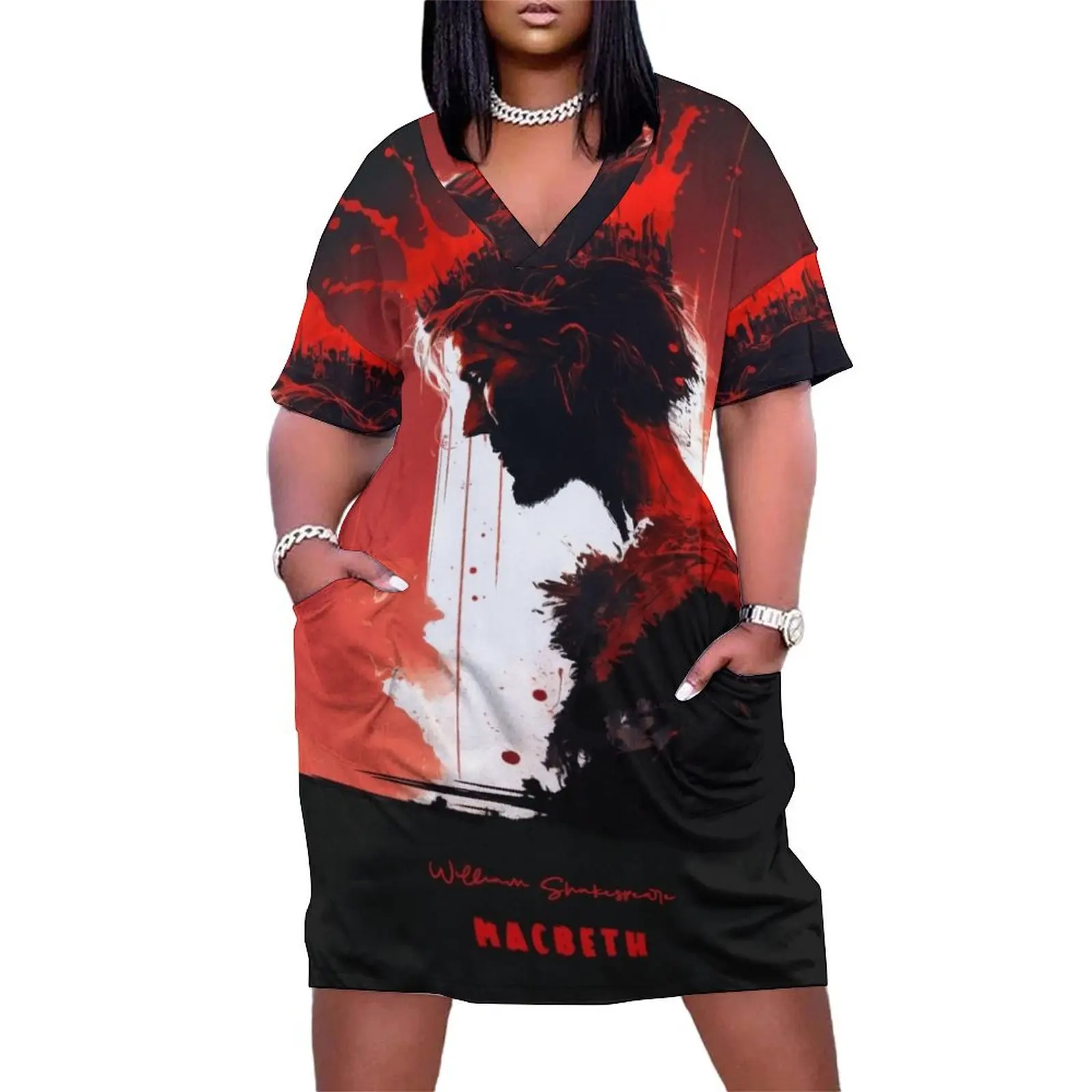 Macbeth Loose Pocket Dress summer clothes for women Women's summer suit
Macbeth Loose Pocket Dress summer clothes for women Women's summer suit