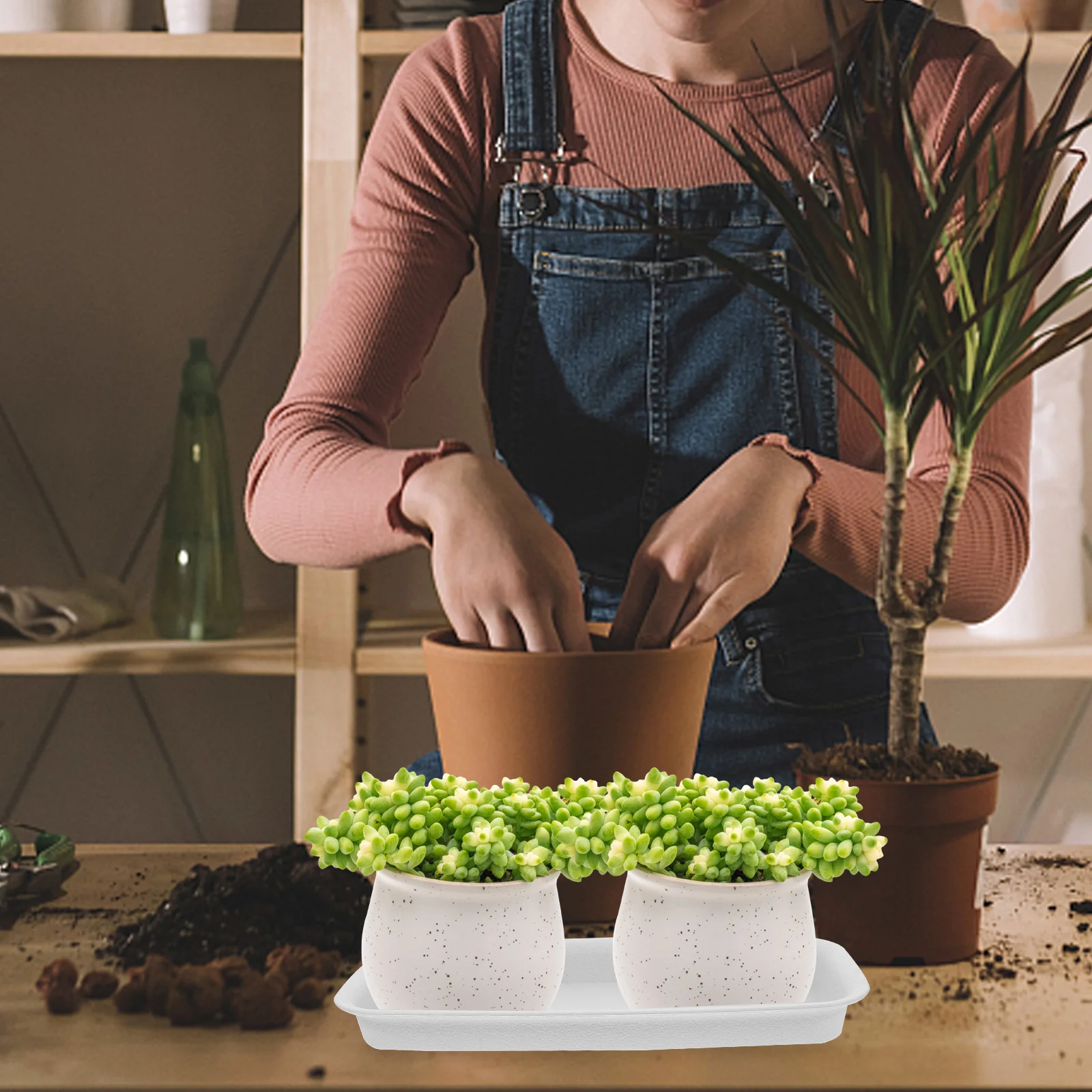 4 Pcs Square Water Tray Plants Large Pp Flower Pot Catch Trays Long Rectangle Drip
4 Pcs Square Water Tray Plants Large Pp Flower Pot Catch Trays Long Rectangle Drip