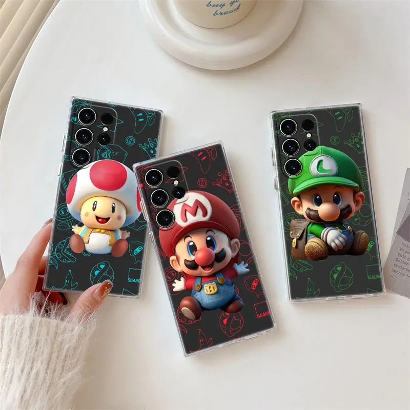 Super Bros S25Ultra Phone Case For Samsung Galaxy S25 S24 S23 S21 Ultra S20 FE S22 Plus S24FE A56 A55 5G Clear Cover Marios-Kart
Super Bros S25Ultra Phone Case For Samsung Galaxy S25 S24 S23 S21 Ultra S20 FE S22 Plus S24FE A56 A55 5G Clear Cover Marios-Kart