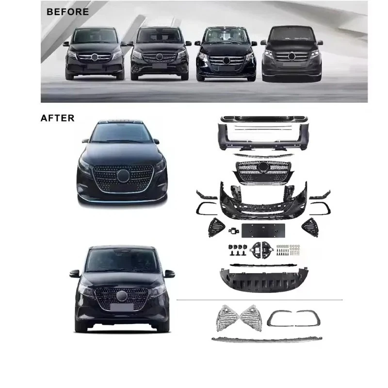 For benz V260/V300 2016-2025 Dream Garage Auto Body Kits Include Bumper Headlights Hood Side Skirt
For benz V260/V300 2016-2025 Dream Garage Auto Body Kits Include Bumper Headlights Hood Side Skirt