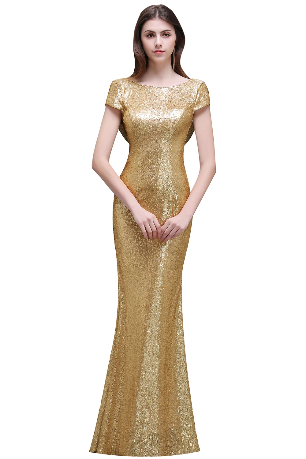 Sequined Evening Dresses Mermaid Short Sleeve Prom Gown Champagne Gold Backless Long Women Burgundy Sparkly Formal Party Wedding
Sequined Evening Dresses Mermaid Short Sleeve Prom Gown Champagne Gold Backless Long Women Burgundy Sparkly Formal Party Wedding