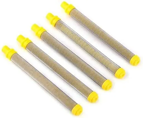 Replacement Fine Mesh Airless Spray Gun Filters 100 Mesh for Wagner Titan, Push on Type, 5 Pack
Replacement Fine Mesh Airless Spray Gun Filters 100 Mesh for Wagner Titan, Push on Type, 5 Pack