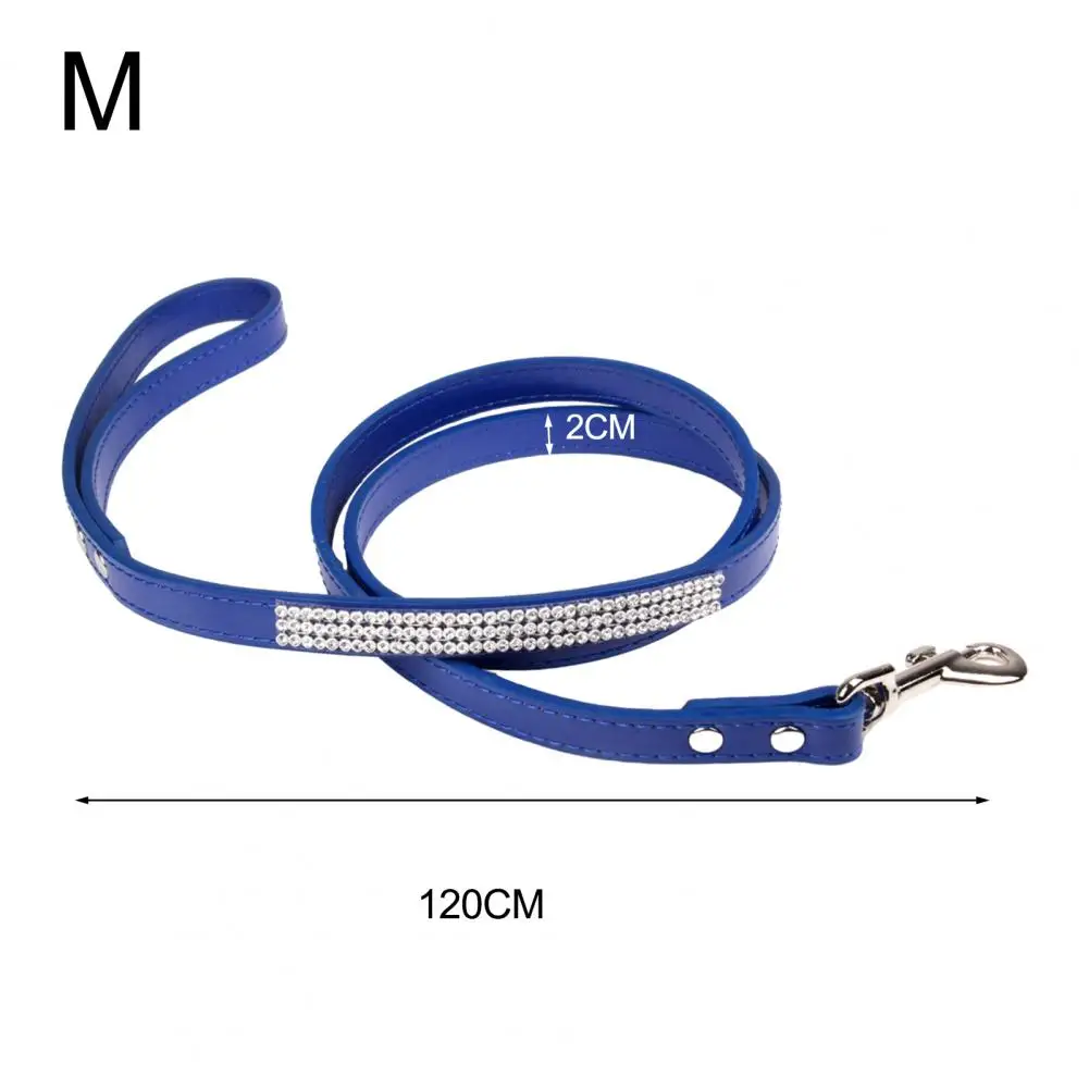 Pet Leash Decoration Leash Sparkling Rhinestone Dog Leash with Artificial Leather Design Bling Rhinestones Collar for Small Pets
Pet Leash Decoration Leash Sparkling Rhinestone Dog Leash with Artificial Leather Design Bling Rhinestones Collar for Small Pets