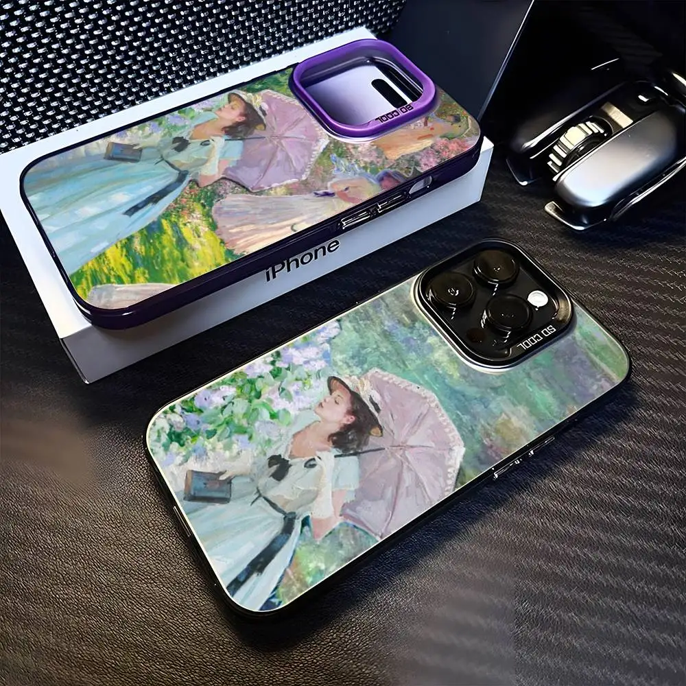 Elegant female garden oil painting Phone Case For iPhone17,16,15,14,13,12,11 Plus,Pro Max Purple Matte Shockproof Cover
Elegant female garden oil painting Phone Case For iPhone17,16,15,14,13,12,11 Plus,Pro Max Purple Matte Shockproof Cover