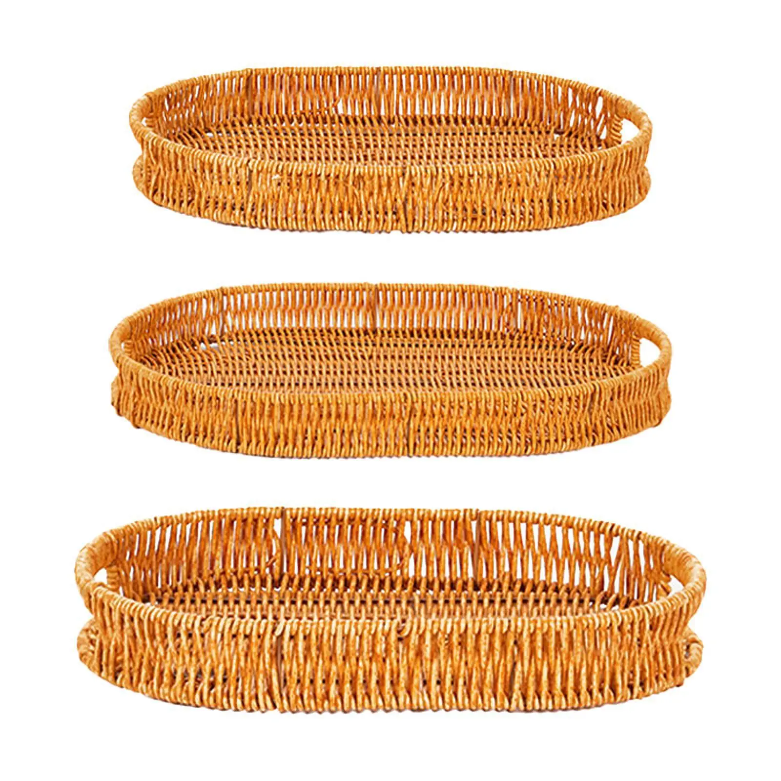 Rattan Style Bread Basket for Serving Snacks And Fruits Oval Design
Rattan Style Bread Basket for Serving Snacks And Fruits Oval Design