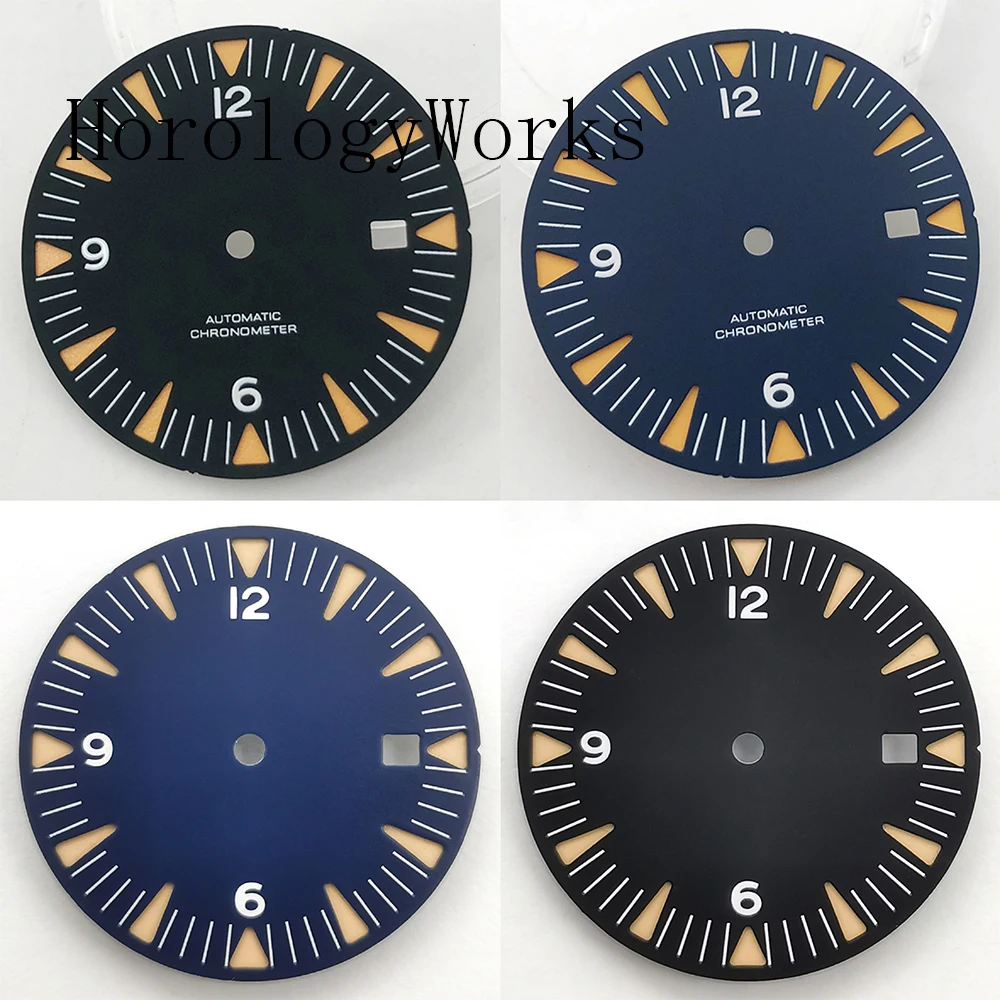 Циферблат 31 мм подходит для Miyota8205/8215/821A NH35 ETA2836 Mingzhu2813/3804, детали механизма, синий, черный
Циферблат 31 мм подходит для Miyota8205/8215/821A NH35 ETA2836 Mingzhu2813/3804, детали механизма, синий, черный