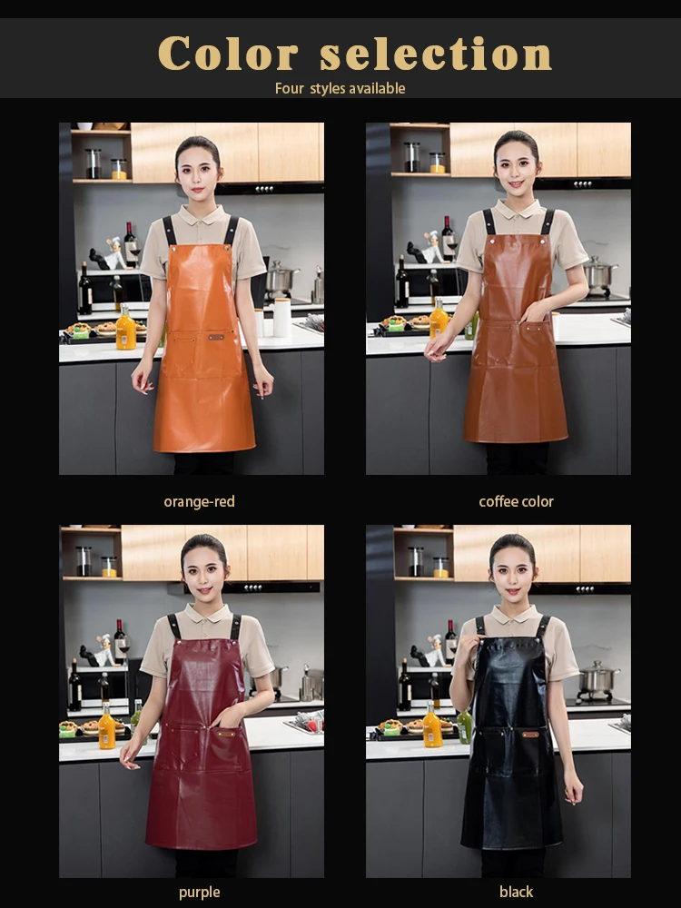 Pro-Grade Oilproof Chef Apron - Full PU Leather with Neck Loop Waterproof & Easy Care for Professional Kitchen and Canteen Use
Pro-Grade Oilproof Chef Apron - Full PU Leather with Neck Loop Waterproof & Easy Care for Professional Kitchen and Canteen Use
