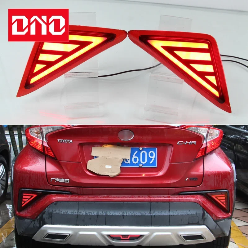 Car LED 12V Rear Bumper Fog Lamps For Toyota CHR C-HR 2016 2017 2018 Brake Light Turn Signal Backup Reflector Lamp Taillight
Car LED 12V Rear Bumper Fog Lamps For Toyota CHR C-HR 2016 2017 2018 Brake Light Turn Signal Backup Reflector Lamp Taillight