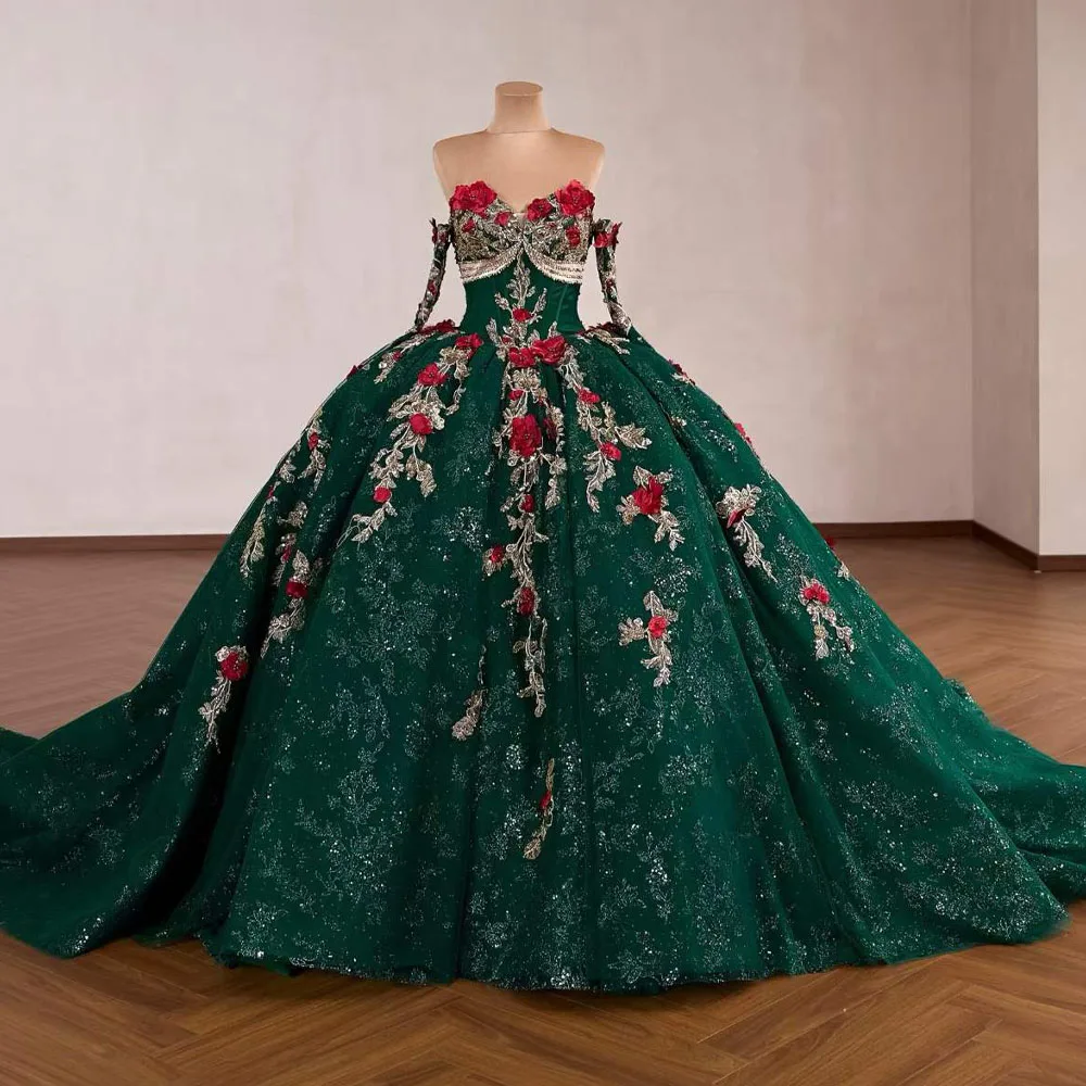 2026 Sweetheart Quinceanera Dress Detachable Sleeve Lace Up Back Sequined Embroidery Appliques Vestido De 15
2026 Sweetheart Quinceanera Dress Detachable Sleeve Lace Up Back Sequined Embroidery Appliques Vestido De 15