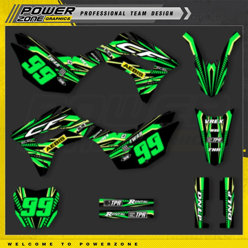 PowerZone Custom Graphics Backgrounds Decals Motorcycle Stickers Kit For HONDA CRF125F 2019 2020 2021 125cc Number Name 05 
PowerZone Custom Graphics Backgrounds Decals Motorcycle Stickers Kit For HONDA CRF125F 2019 2020 2021 125cc Number Name 05