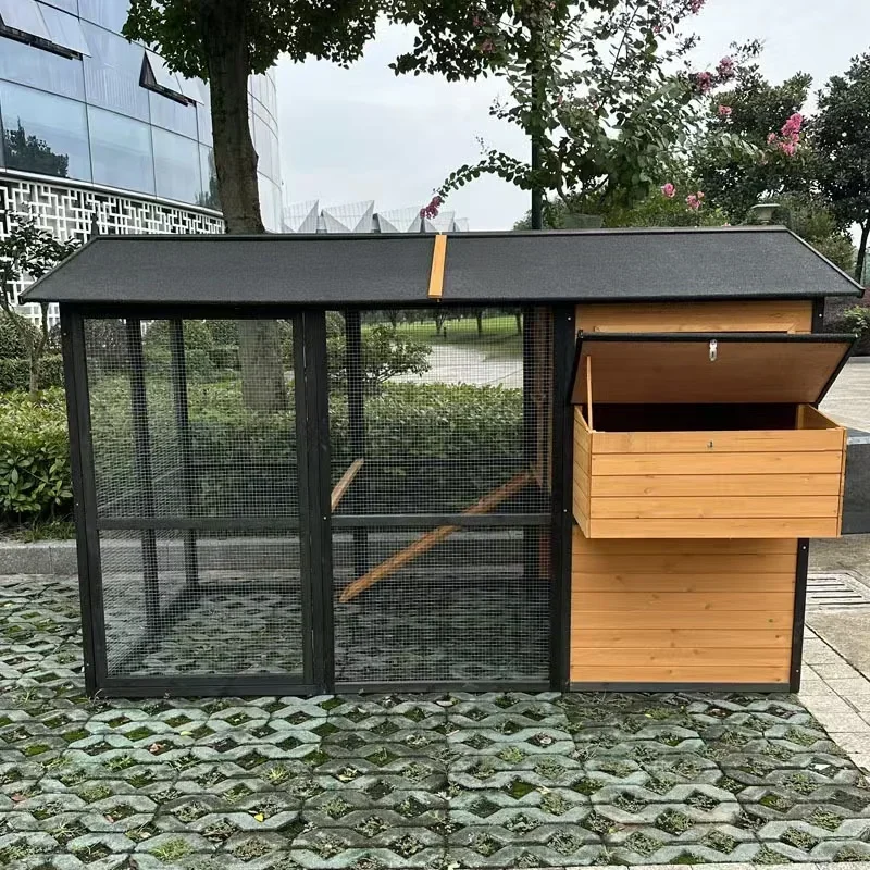 Large Outdoor Chicken Coop Waterproof Wooden Prefabricated Portable Pet Cage For Small Animals
Large Outdoor Chicken Coop Waterproof Wooden Prefabricated Portable Pet Cage For Small Animals
