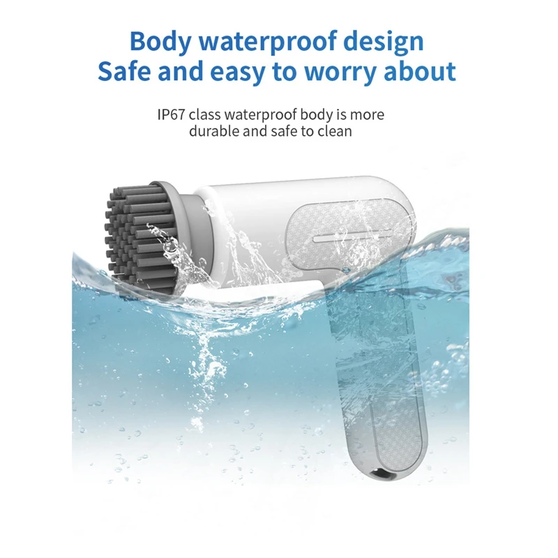 KEKA Electric Spin Scrubber, Cordless Shower Scrubber With 8 Replacement Heads, Bathroom Scrubber & Waterproof Electric Durable
KEKA Electric Spin Scrubber, Cordless Shower Scrubber With 8 Replacement Heads, Bathroom Scrubber & Waterproof Electric Durable