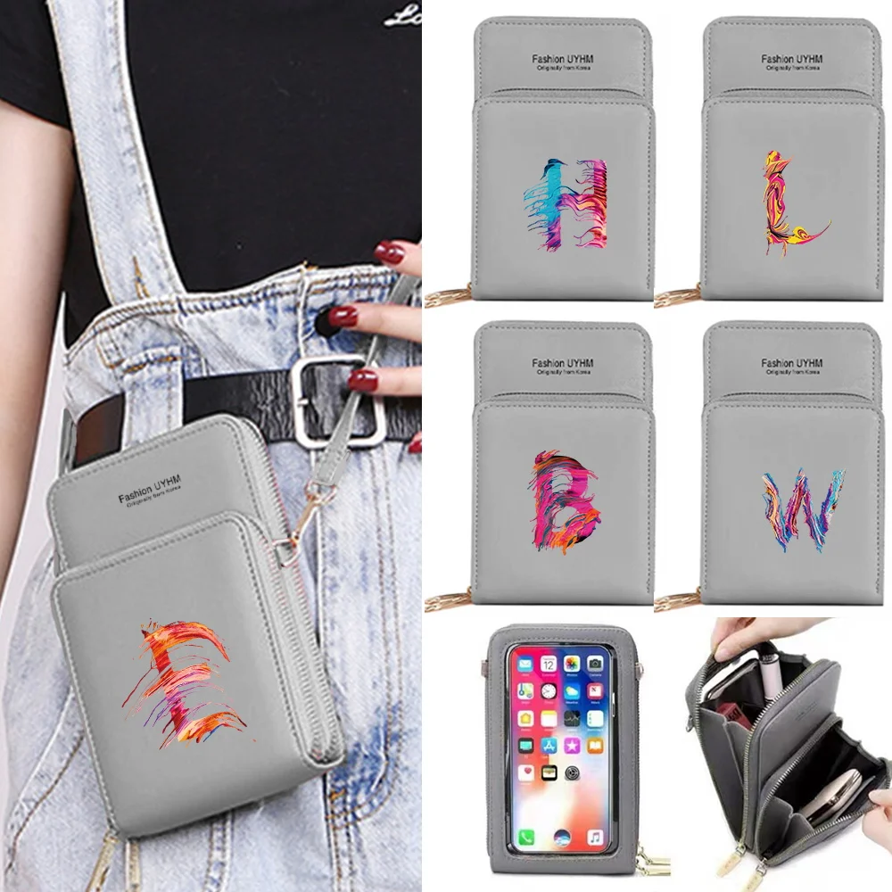 Shopping Card Wallets Phone Bags Universal Transparent Touch Screen Mobile Phone Bag Paint Letter Print Portable Crossbody Bag
Shopping Card Wallets Phone Bags Universal Transparent Touch Screen Mobile Phone Bag Paint Letter Print Portable Crossbody Bag