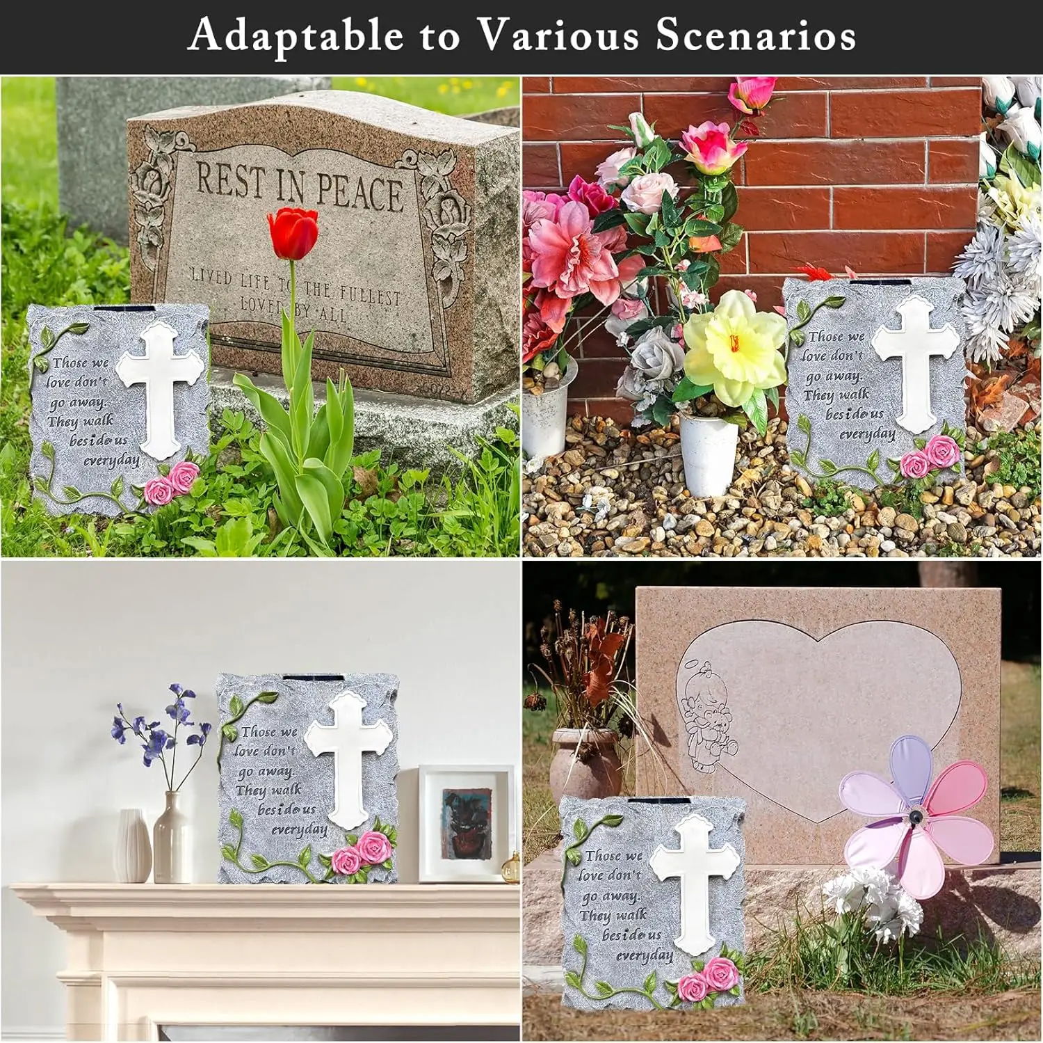 Cross Solar Light Outdoor Garden Decor Waterproof Wall Hanging Plaque Christian Gift Resin Stone Statue for Patio Yard Pathway
Cross Solar Light Outdoor Garden Decor Waterproof Wall Hanging Plaque Christian Gift Resin Stone Statue for Patio Yard Pathway