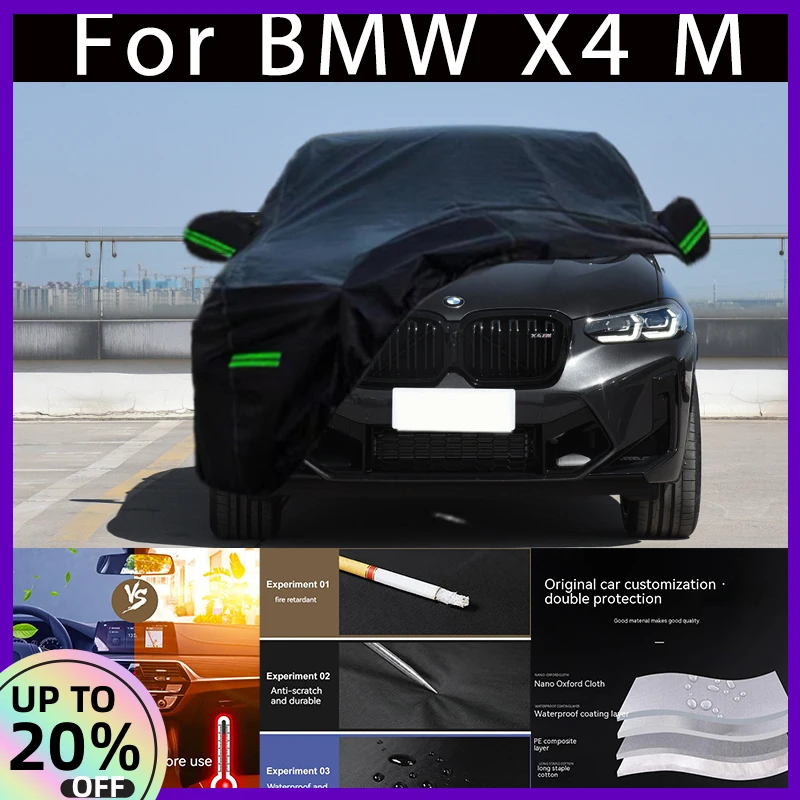 Для BMW X4 M наружная защита полный автомобильный чехол снежный чехол солнцезащитный козырек водостойкий пылезащитный внешние автомобильные аксессуары
Для BMW X4 M наружная защита полный автомобильный чехол снежный чехол солнцезащитный козырек водостойкий пылезащитный внешние автомобильные аксессуары