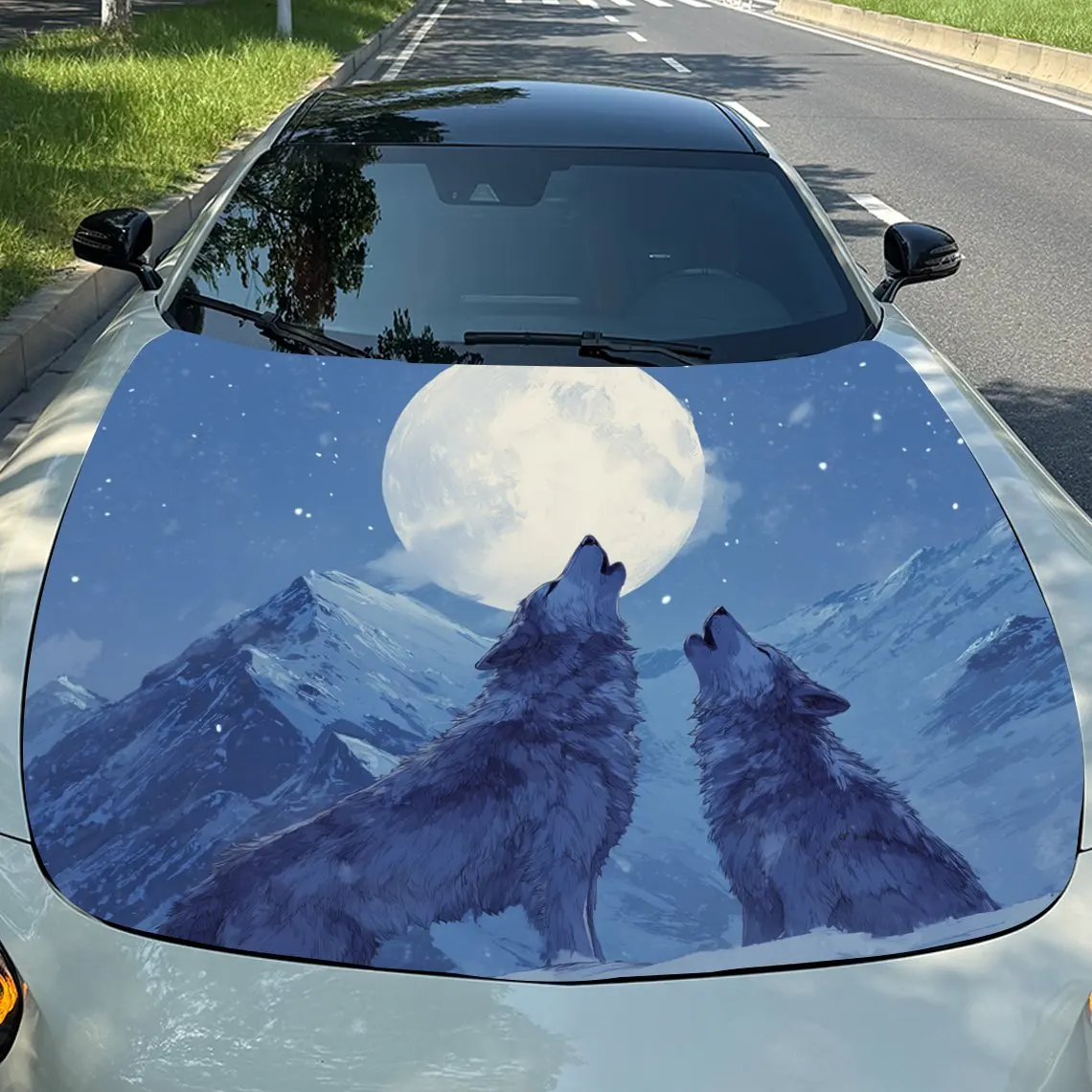 Double Wolf Roaring Moon Stickers For Car Hoods, Stickers For Decorating Car Covers, And Vinyl Wraps Suitable For Cars, SUVs And
Double Wolf Roaring Moon Stickers For Car Hoods, Stickers For Decorating Car Covers, And Vinyl Wraps Suitable For Cars, SUVs And