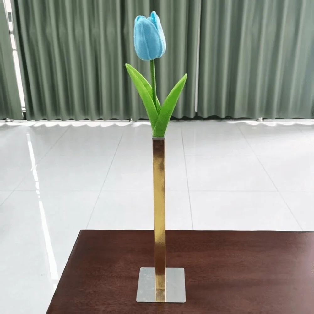 Modern Minimalist Geometric Vase Unique Nordic Light Luxury Vase Flower Holder Stainless Steel Metal Tube Vase Home Decor
Modern Minimalist Geometric Vase Unique Nordic Light Luxury Vase Flower Holder Stainless Steel Metal Tube Vase Home Decor