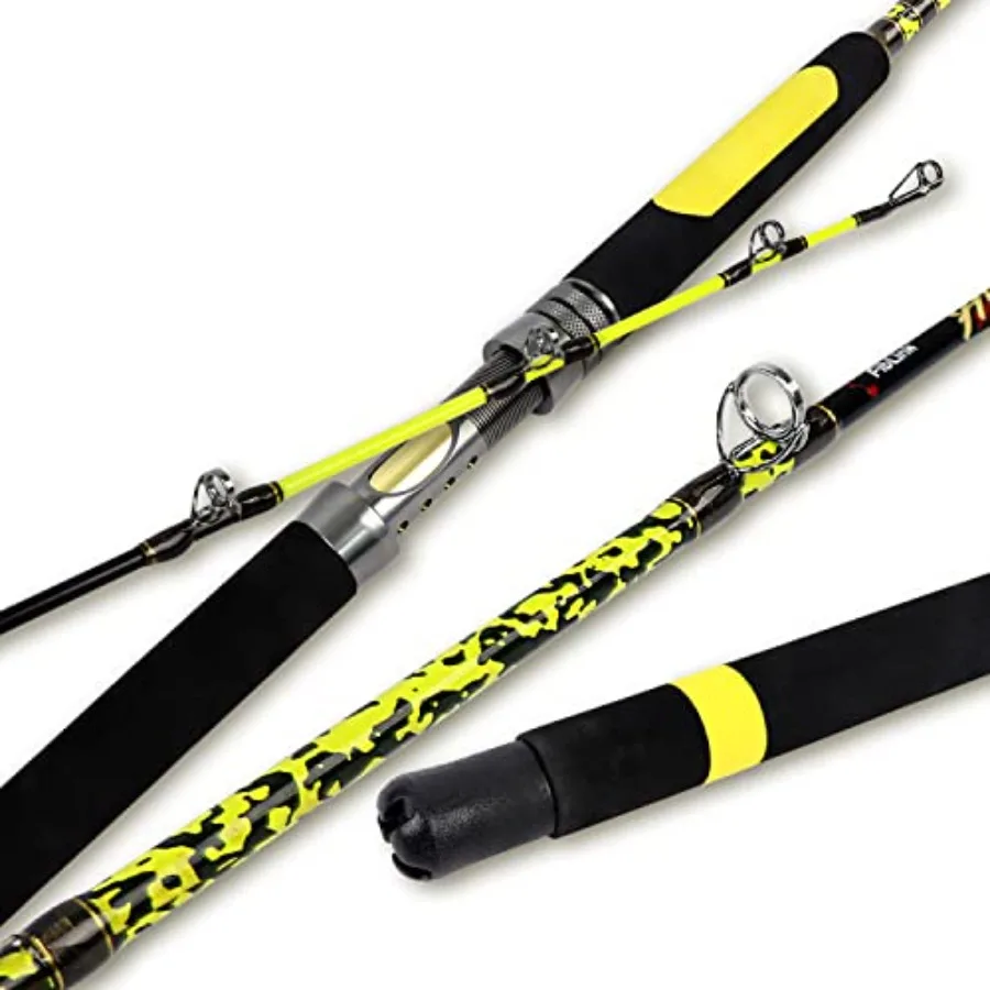 Catfish Fishing Rod 1 Piece 2 Piece Portable Travel Heavy Duty Catfish Fishing Pole for Outdoor Angling 6'6 7'6 8' 10'
Catfish Fishing Rod 1 Piece 2 Piece Portable Travel Heavy Duty Catfish Fishing Pole for Outdoor Angling 6'6 7'6 8' 10'