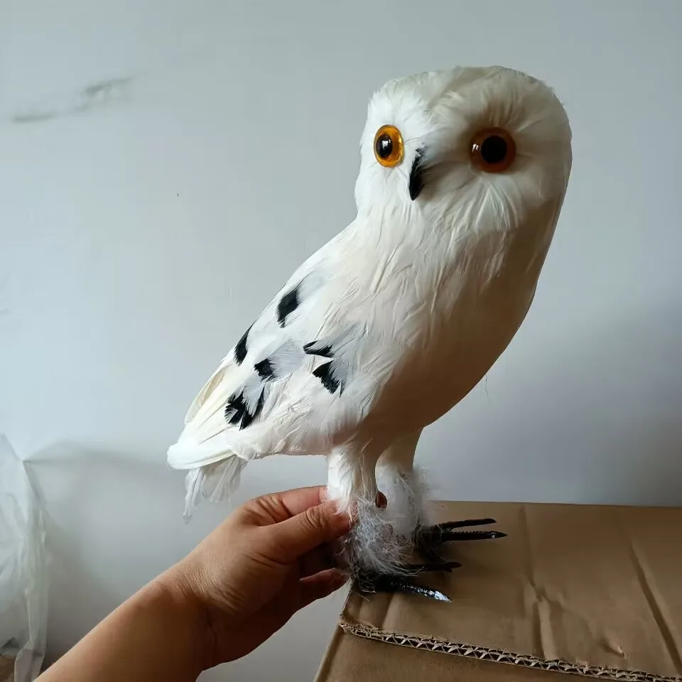simulation owl model toy foam&feather owl toy Home Garden Decoration gift about 32cm
simulation owl model toy foam&feather owl toy Home Garden Decoration gift about 32cm