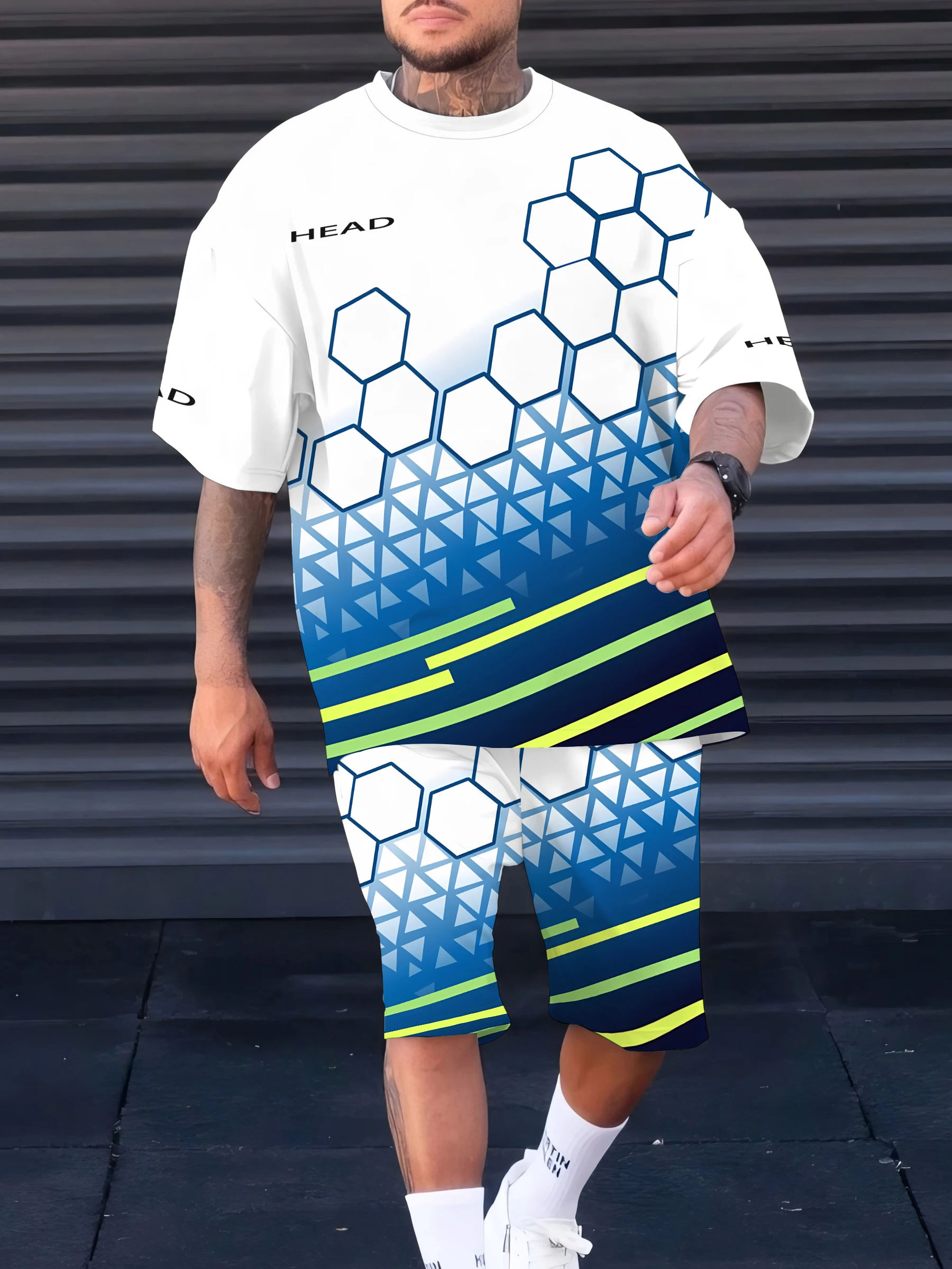 The 2025 summer new men's suit 3D printed casua fashionable lightweight and breathable polyester men's wear
The 2025 summer new men's suit 3D printed casua fashionable lightweight and breathable polyester men's wear