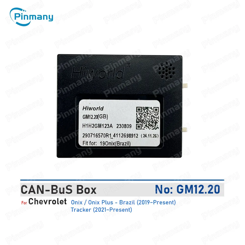 Car Stereo OEM Android Head Unit Accessories Hiworld GM12.20 CANBus Box CAN Bus Adapter for GM Chevrolet Onix Plus Tracker
Car Stereo OEM Android Head Unit Accessories Hiworld GM12.20 CANBus Box CAN Bus Adapter for GM Chevrolet Onix Plus Tracker