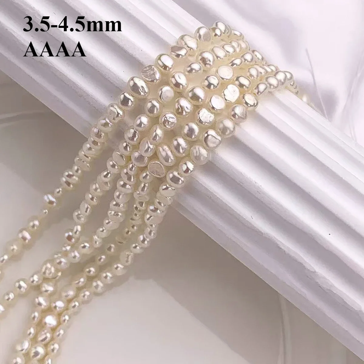 3.5-4.5mm4A Brilliant Natural Freshwater White Pearl Small Irregular Buttery Bead Jewelry Make DIY Necklace Bracelet Accessories
3.5-4.5mm4A Brilliant Natural Freshwater White Pearl Small Irregular Buttery Bead Jewelry Make DIY Necklace Bracelet Accessories
