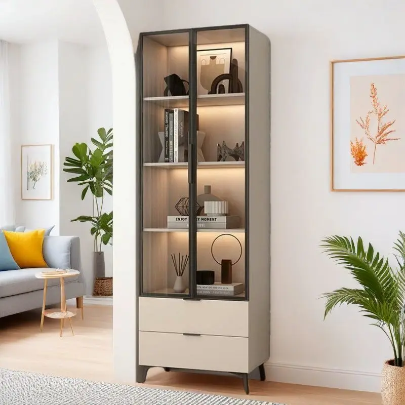 Solid wood corner cabinet, display cabinet next to the TV, living room floor storage storage locker, small apartment corner wine
Solid wood corner cabinet, display cabinet next to the TV, living room floor storage storage locker, small apartment corner wine