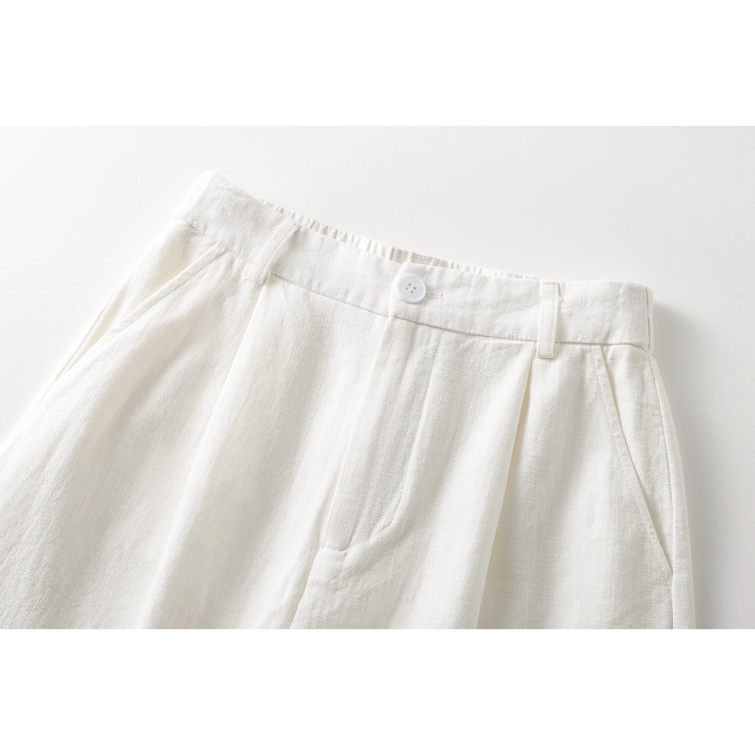 Lightweight Cotton Linen Wide Leg Pants High Waist A-Line Shorts Casual Style Summer Fashion Ladies' Comfortable Trousers
Lightweight Cotton Linen Wide Leg Pants High Waist A-Line Shorts Casual Style Summer Fashion Ladies' Comfortable Trousers