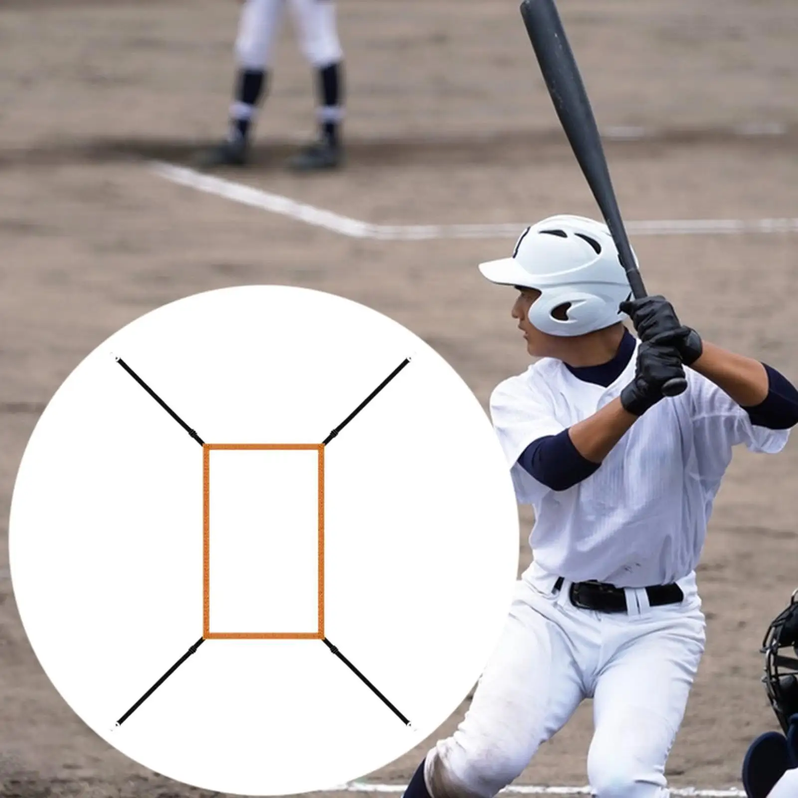 Outdoor Baseball Training Net with Strike Zone Target Portable Nylon Batting Catching Trainer for Practice Sessions
Outdoor Baseball Training Net with Strike Zone Target Portable Nylon Batting Catching Trainer for Practice Sessions