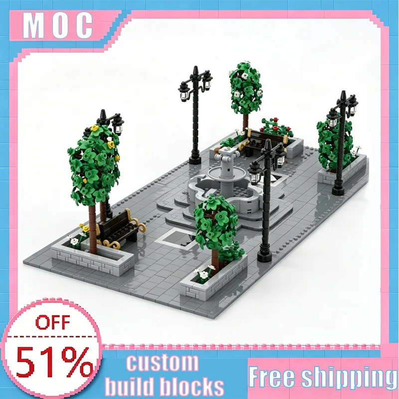 1490 PCS MOC City Plaza Street View Model Custom Creative Building Blocks Educational Assembly Toy Home Decoration Popular Gift
1490 PCS MOC City Plaza Street View Model Custom Creative Building Blocks Educational Assembly Toy Home Decoration Popular Gift