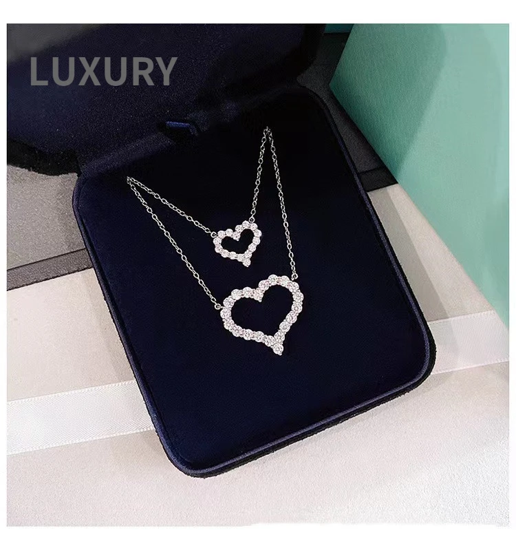 Luxury S925 Sterling Silver White Gold Lover Pendant Necklaces For Girls Sparkling Party Fine Jewelry Wholesale CX850
Luxury S925 Sterling Silver White Gold Lover Pendant Necklaces For Girls Sparkling Party Fine Jewelry Wholesale CX850