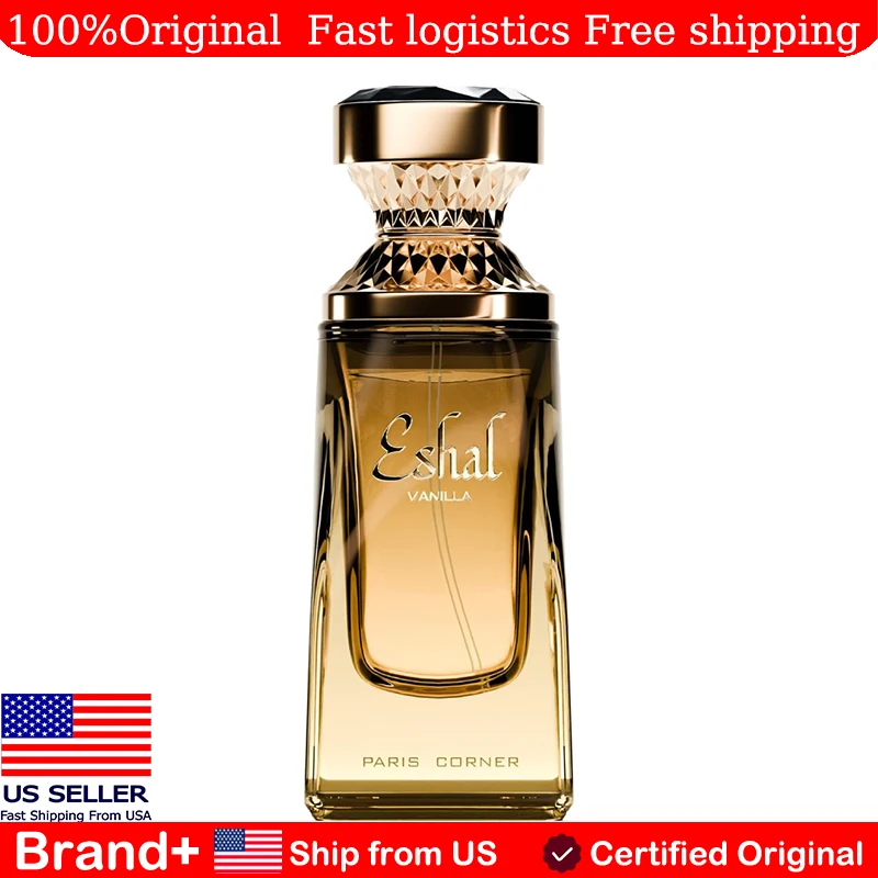 Paris Corner Eshal Vanilla EDP 3.4 Fl Oz Perfume Arabian Women's Perfume Long Lasting Fragrance Cologne Persistence Portable
Paris Corner Eshal Vanilla EDP 3.4 Fl Oz Perfume Arabian Women's Perfume Long Lasting Fragrance Cologne Persistence Portable
