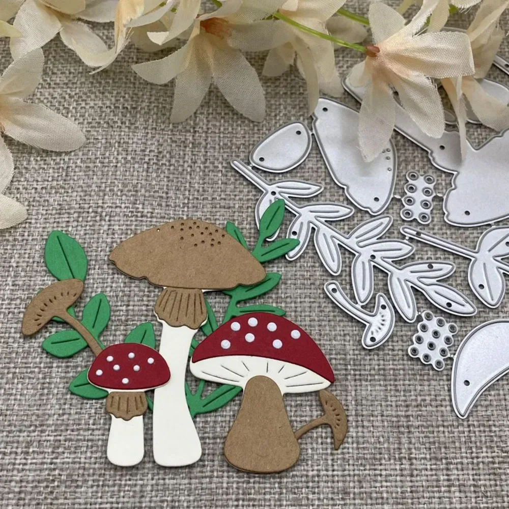Mushroom decoration Metal Cutting Dies Stencils For DIY Scrapbooking Decorative Handcraft Die Cutting Template Mold
Mushroom decoration Metal Cutting Dies Stencils For DIY Scrapbooking Decorative Handcraft Die Cutting Template Mold