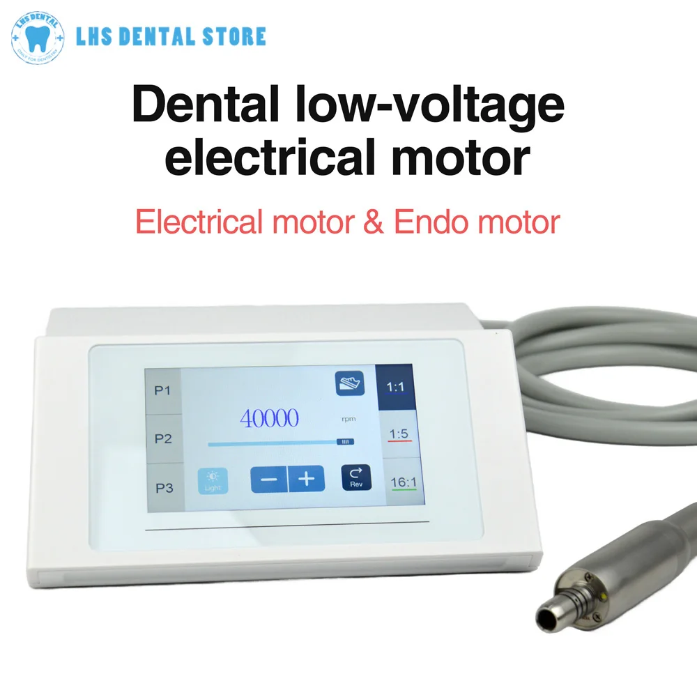 Dental low-voltage Electric motor LCD colorful touch large screen dental polishing/restoration root canal preparation machine
Dental low-voltage Electric motor LCD colorful touch large screen dental polishing/restoration root canal preparation machine