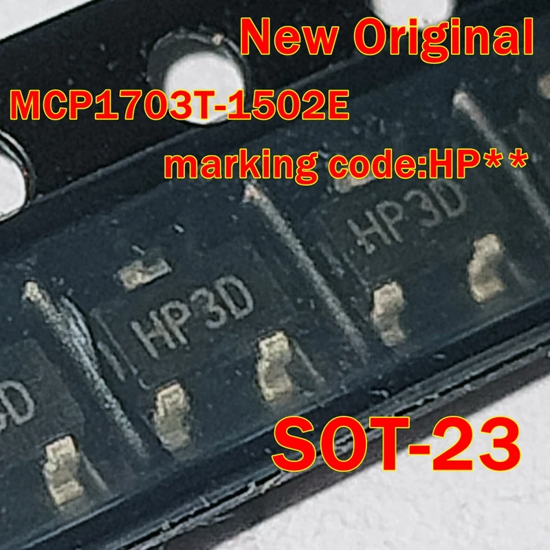 1pcs to 100pcs MCP1703T-1502E/CB MCP1703T-1502E SOT-23 marking code:HP** New Original Low Quiescent Current LDO Regulator
1pcs to 100pcs MCP1703T-1502E/CB MCP1703T-1502E SOT-23 marking code:HP** New Original Low Quiescent Current LDO Regulator